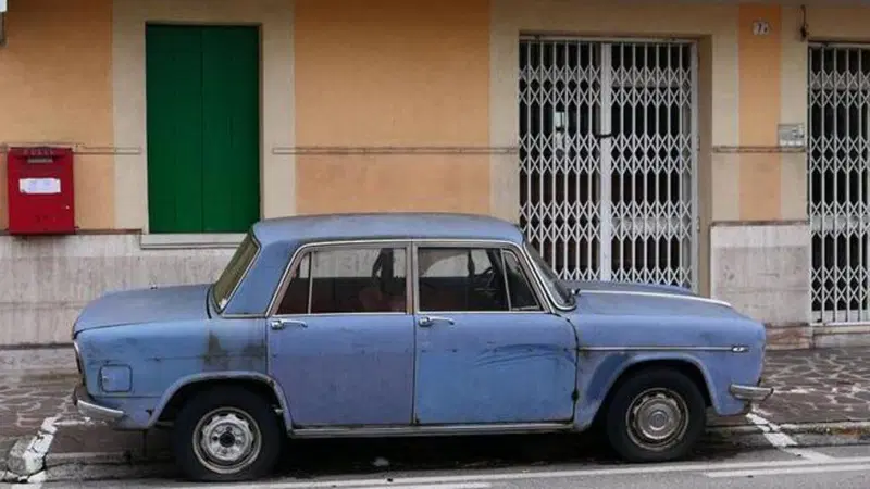 Lancia Fulvia, lo storico monumento di Conegliano 