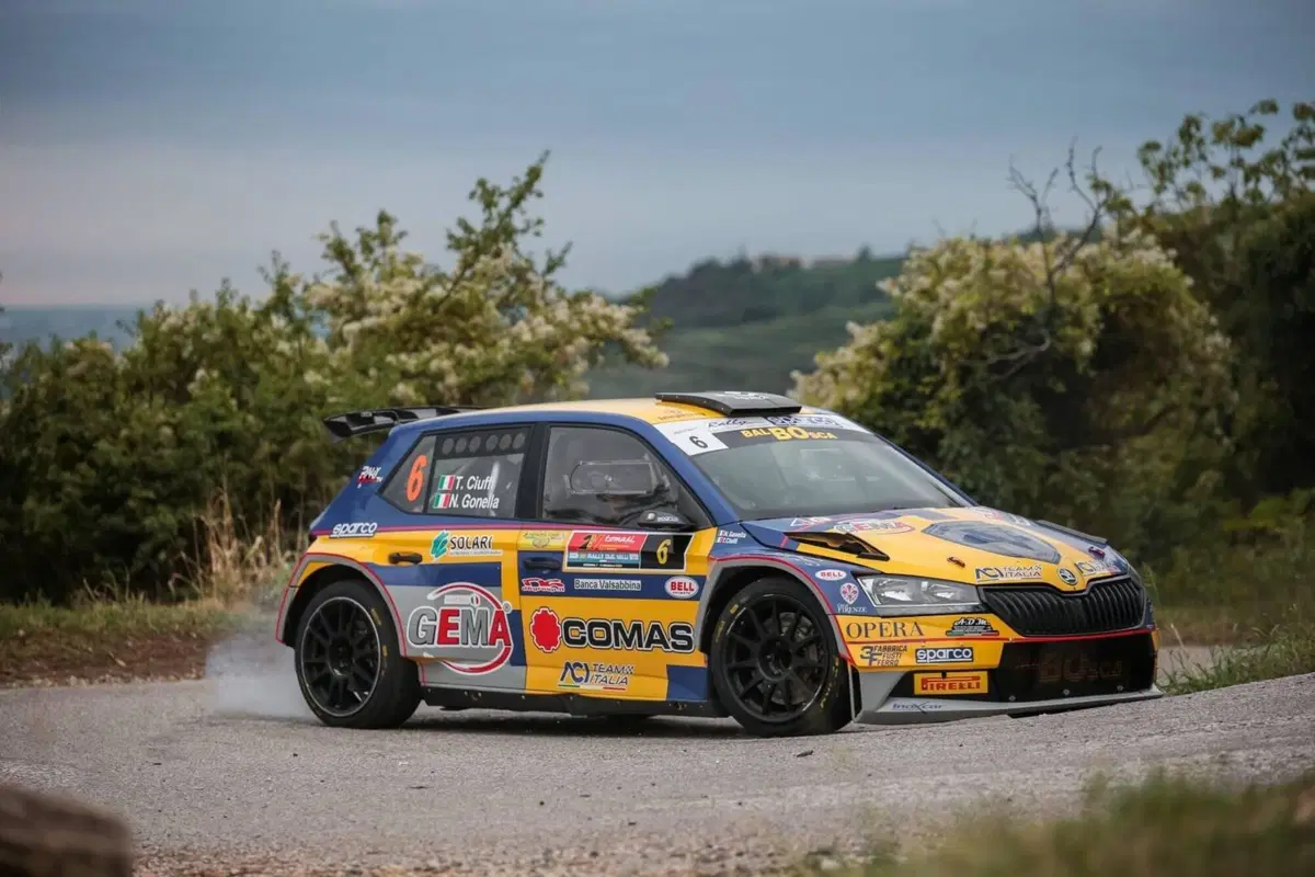 CIR21. Rally 2 Valli. Giandomenico Basso, Skoda, è Campione Italiano (2)