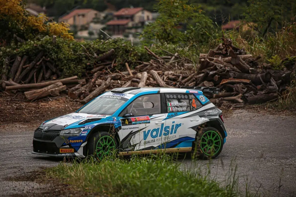 CIR21. Rally 2 Valli. Giandomenico Basso, Skoda, è Campione Italiano (10)