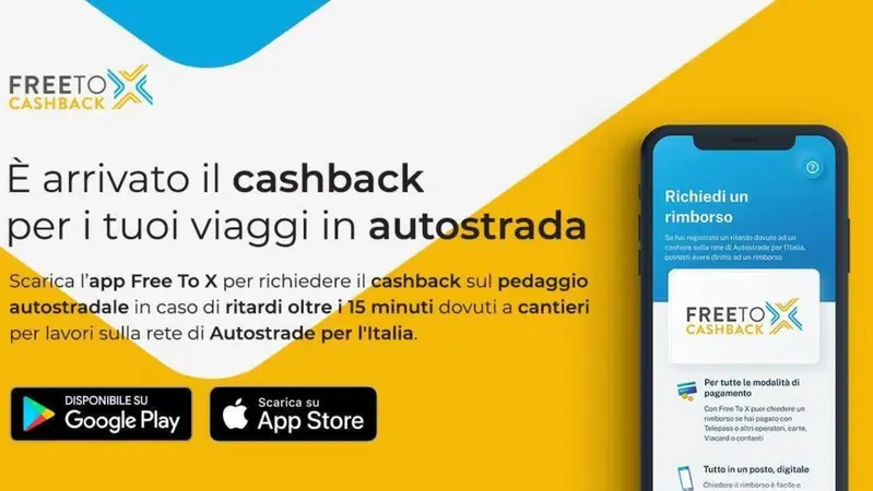Cashback autostrade, Guida per il rimborso pedaggi (App Free To X)