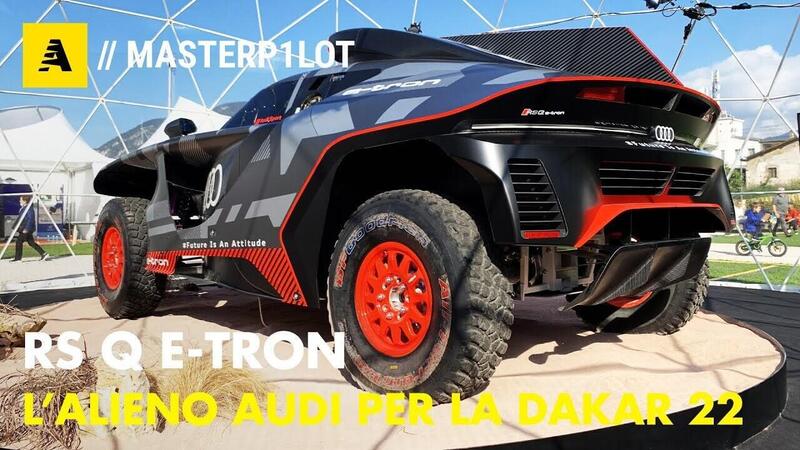 Audi RS Q e-tron 2022: con Peterhansel e Sainz alla Dakar [video]