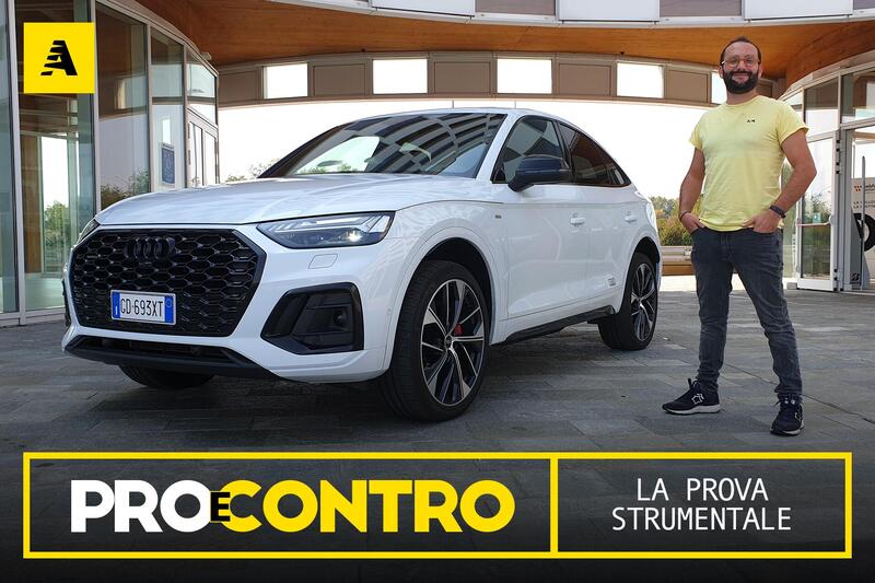 Audi Q5 Sportback restyling, PRO e CONTRO | La pagella e tutti i numeri della prova strumentale