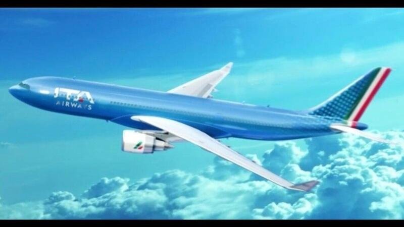 Basta Alitalia (per ora): ecco logo e colori della nuova compagnia aerea italiana Ita Airways