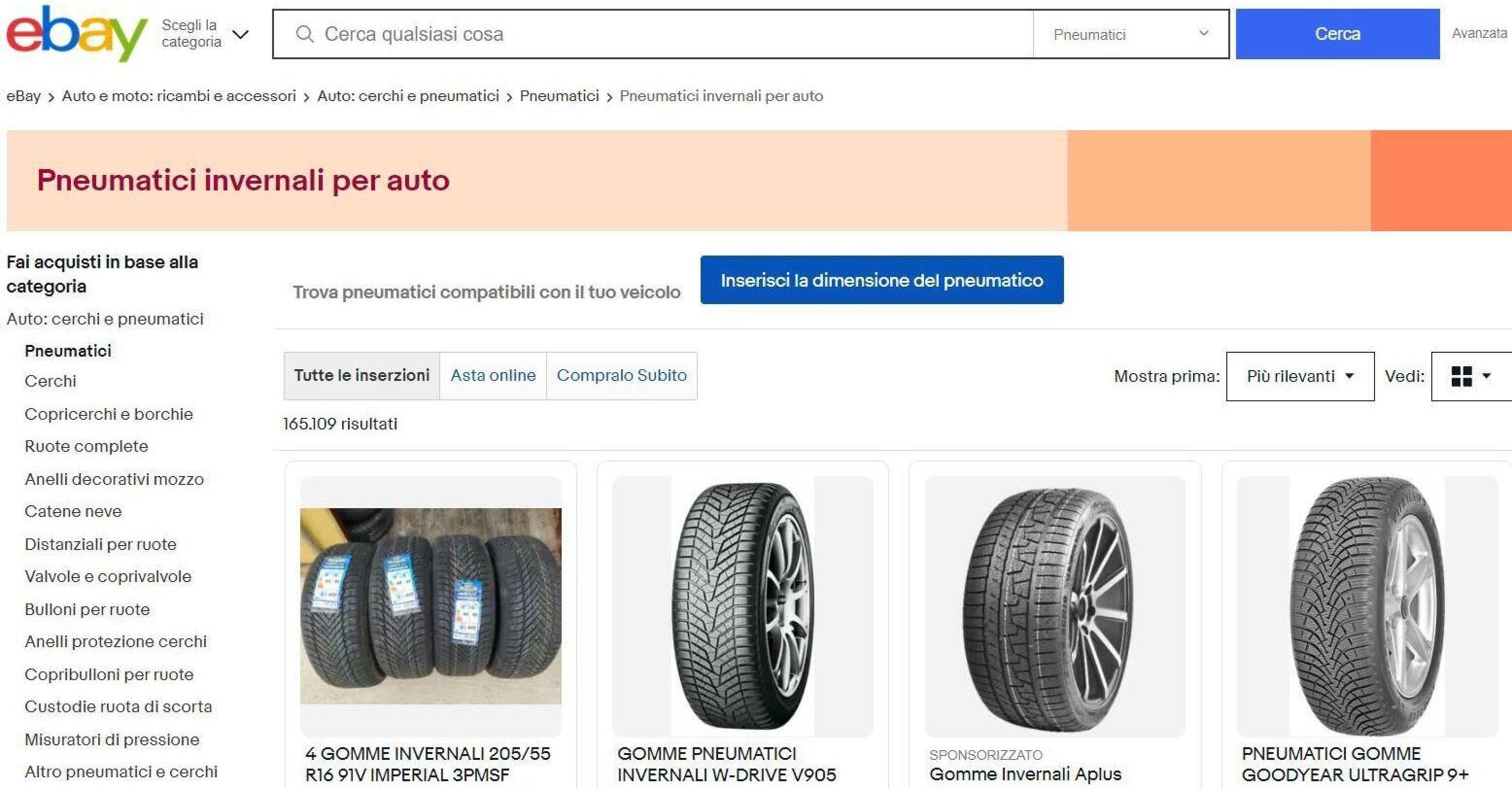 Guida all&rsquo;acquisto: trovare gli pneumatici invernali migliori per la vostra auto grazie a eBay