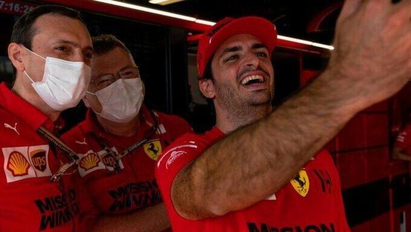 F1, Sainz; &quot;Sono contento del Venerd&igrave; della Ferrari&quot;