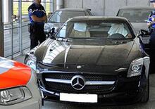 A 300 km/h su una Mercedes SLS AMG in Svizzera: conducente rischia una multa da 800.000 euro