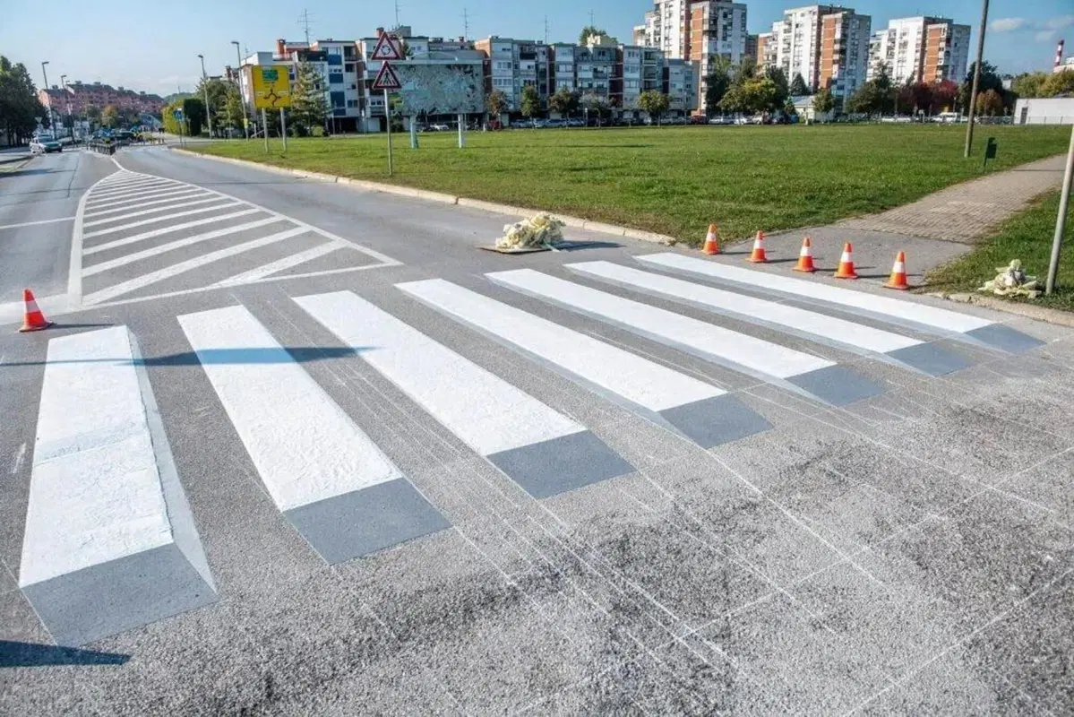 In Croazia le strisce pedonali diventano 3D (2)