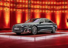 Nuova Audi A8 Restyling 2022: stile evoluto, contenuti aggiornati e gamma ibrida