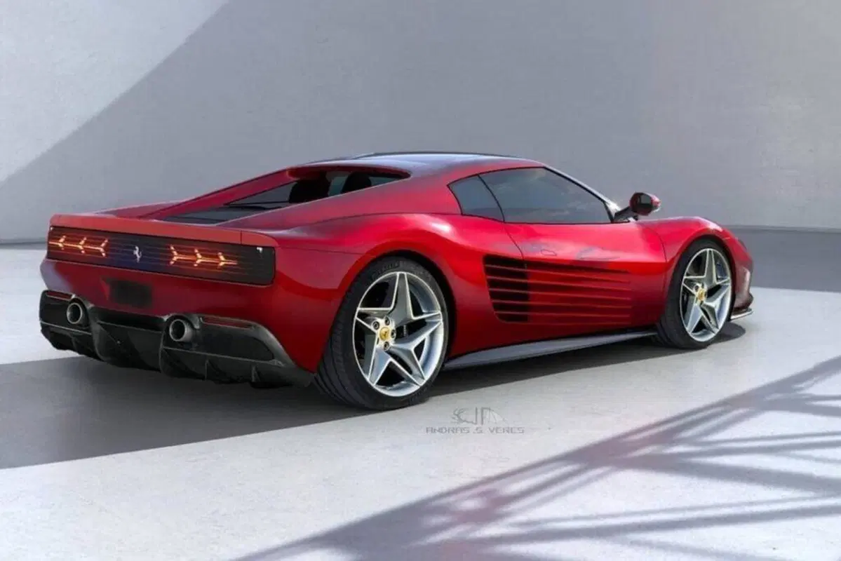 La mitica Ferrari Testarossa in una veste più moderna  (3)