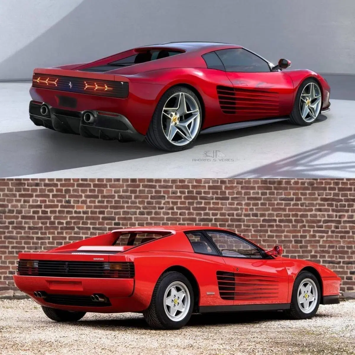La mitica Ferrari Testarossa in una veste più moderna  (2)