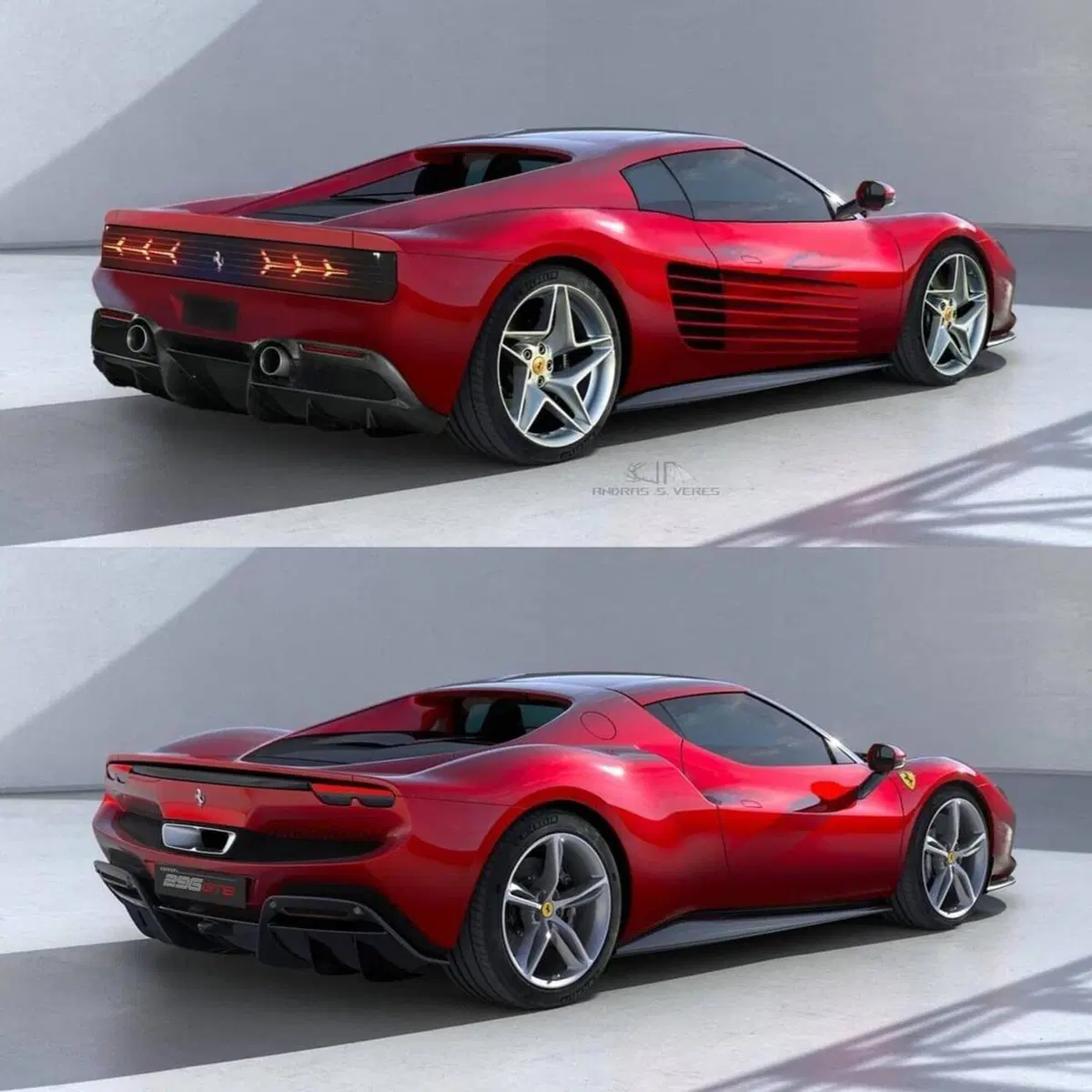 La mitica Ferrari Testarossa in una veste più moderna  (4)