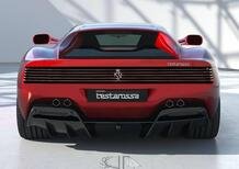 La mitica Ferrari Testarossa in una veste più moderna 
