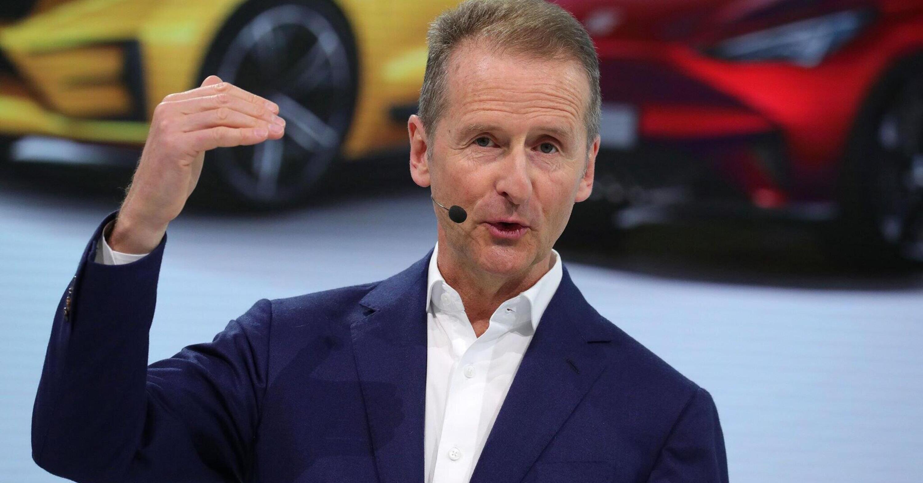 Volkswagen, Diess smentisce il mega piano di licenziamenti
