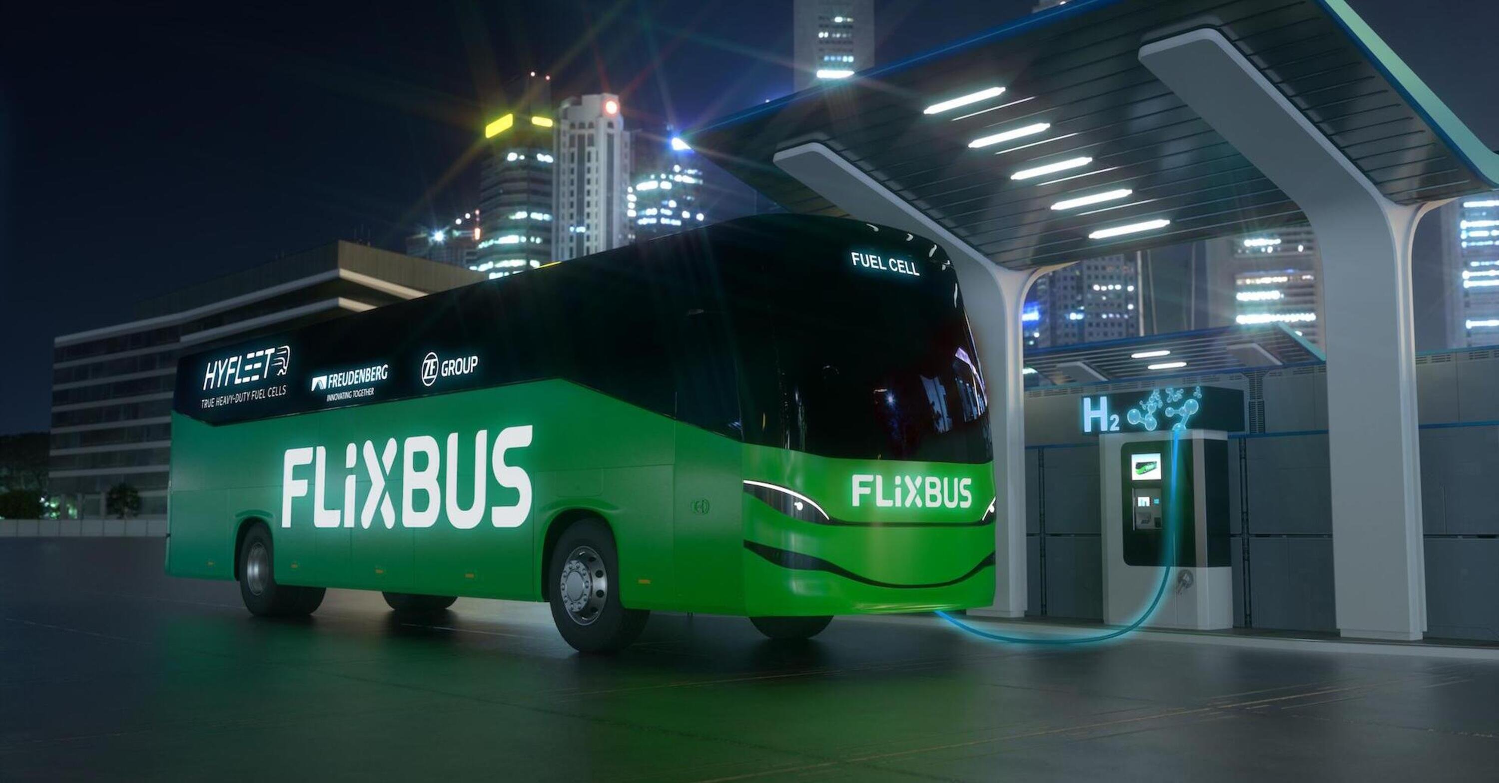FlixMobility: entro il 2024 bus ad idrogeno verde