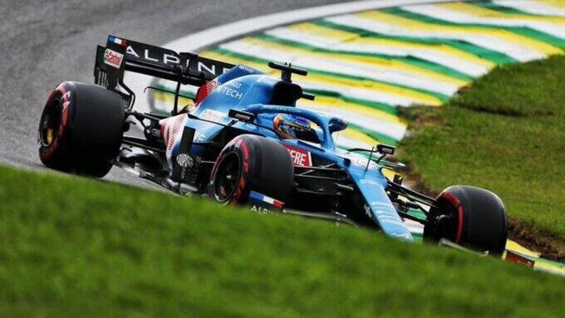 F1, GP Brasile 2021, FP2: Alonso al top