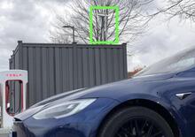 Spuntano le antenne Wi-Fi ai Supercharger di Tesla