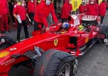 F1, Juan Pablo Montoya sulla Ferrari F2008 al Mugello