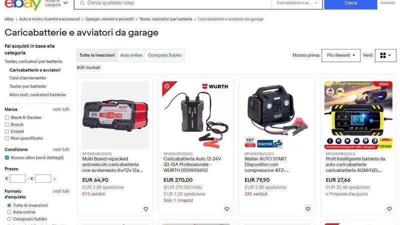 Guida all&rsquo;acquisto: trovare i migliori caricabatteria e avviatori per auto grazie a eBay