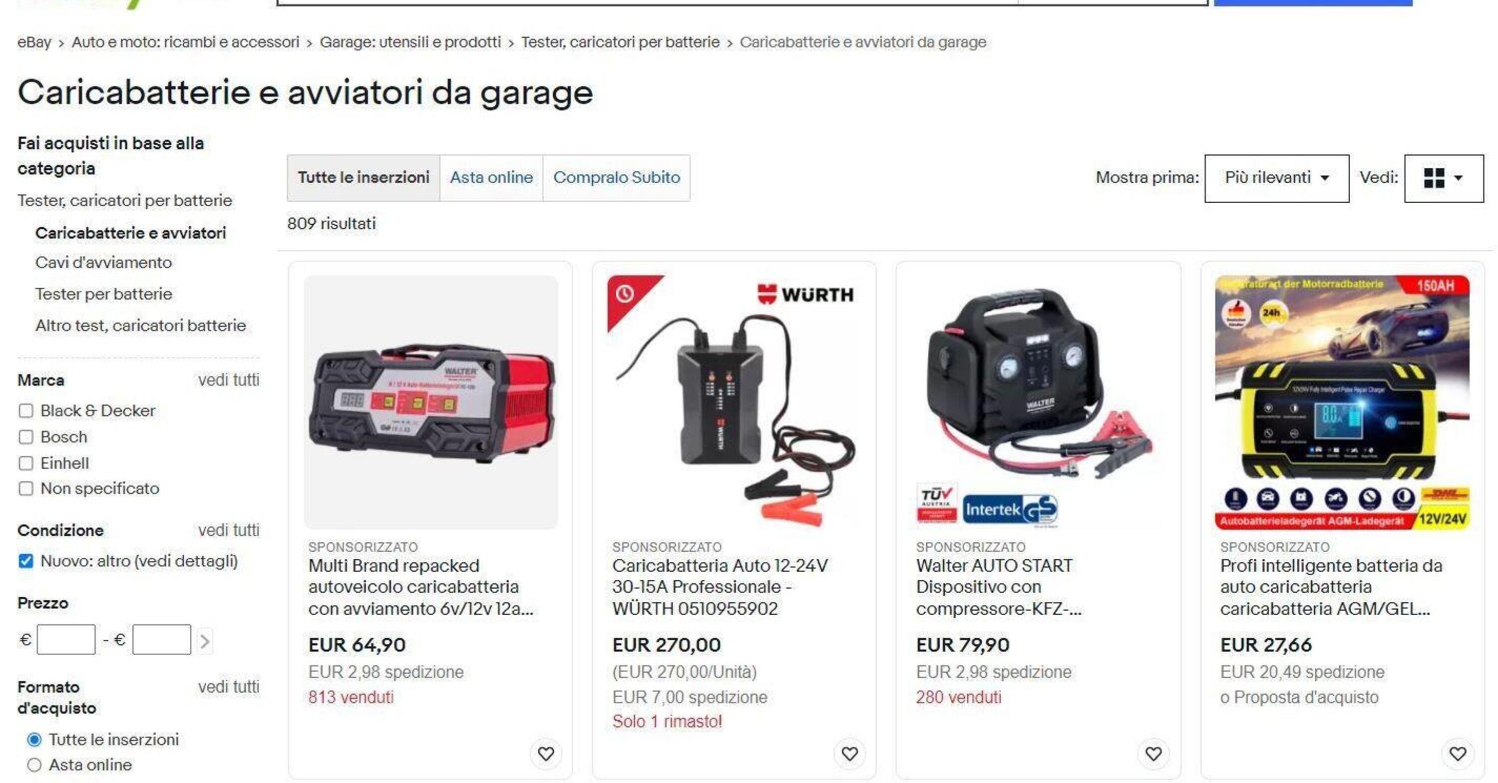 Guida all&rsquo;acquisto: trovare i migliori caricabatteria e avviatori per auto grazie a eBay