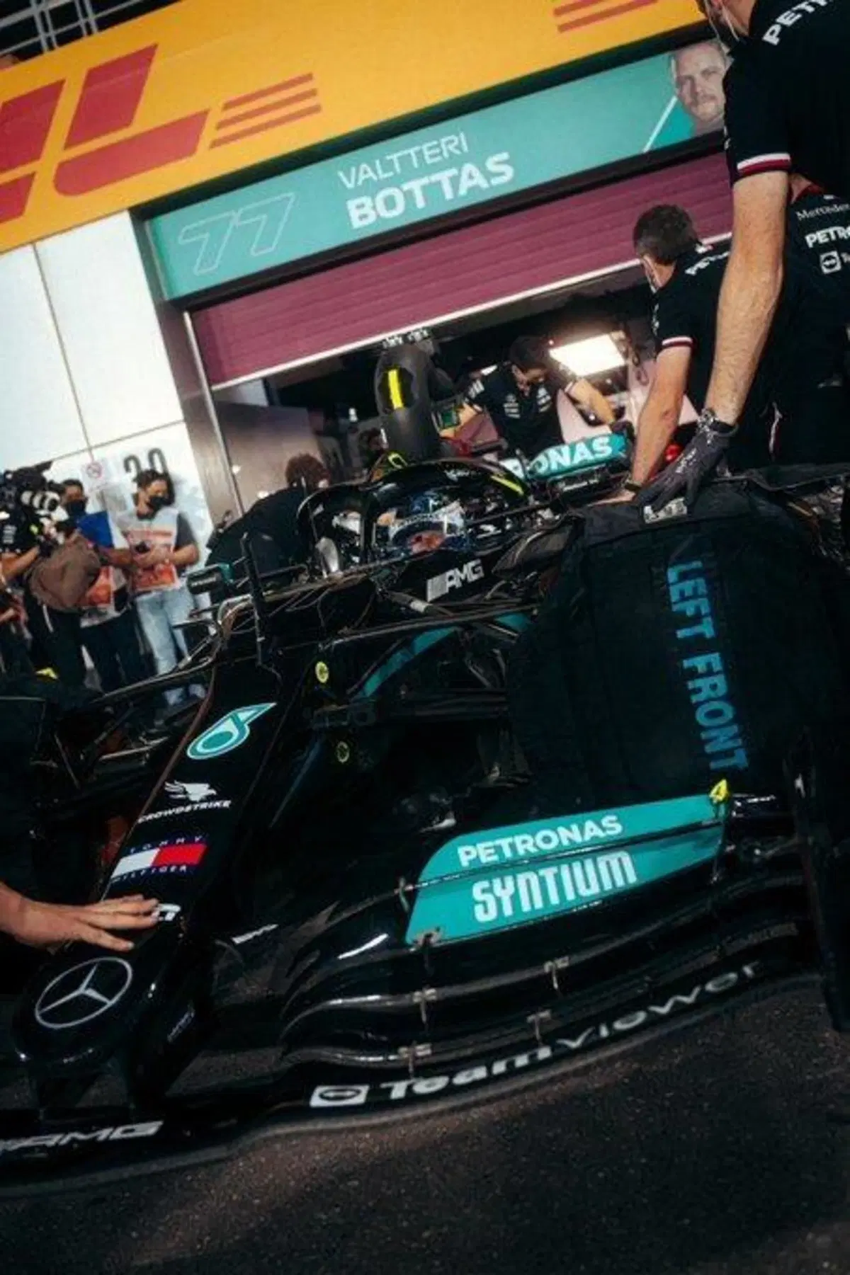 F1, GP Qatar 2021: vince Hamilton (45)
