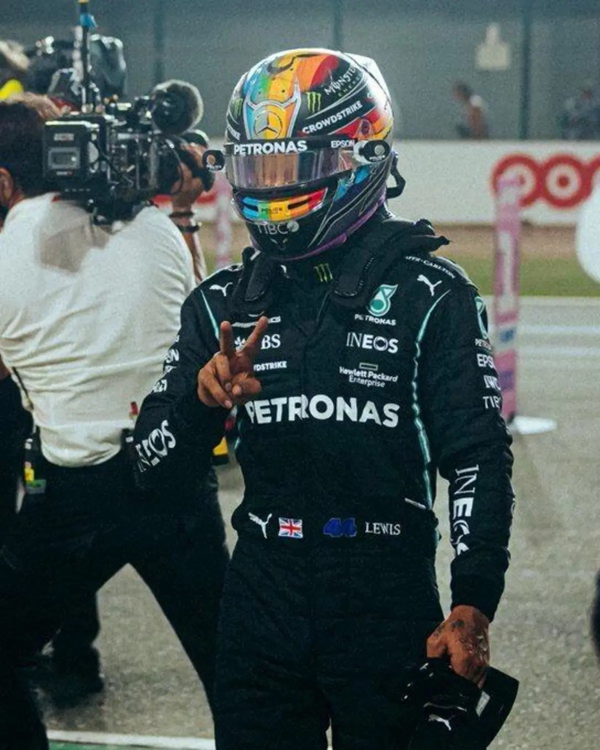 F1, GP Qatar 2021: vince Hamilton (64)