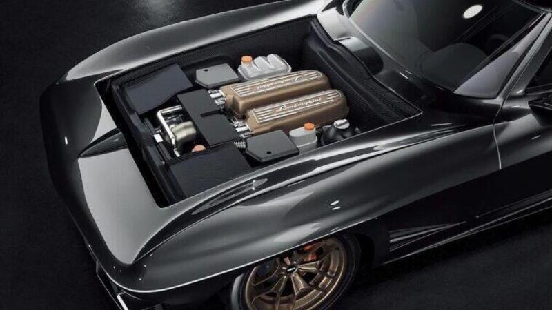 Altro che elettrica, La Corvette mette il V10 Lamborghini 5.2 per il Salone dell&rsquo;auto