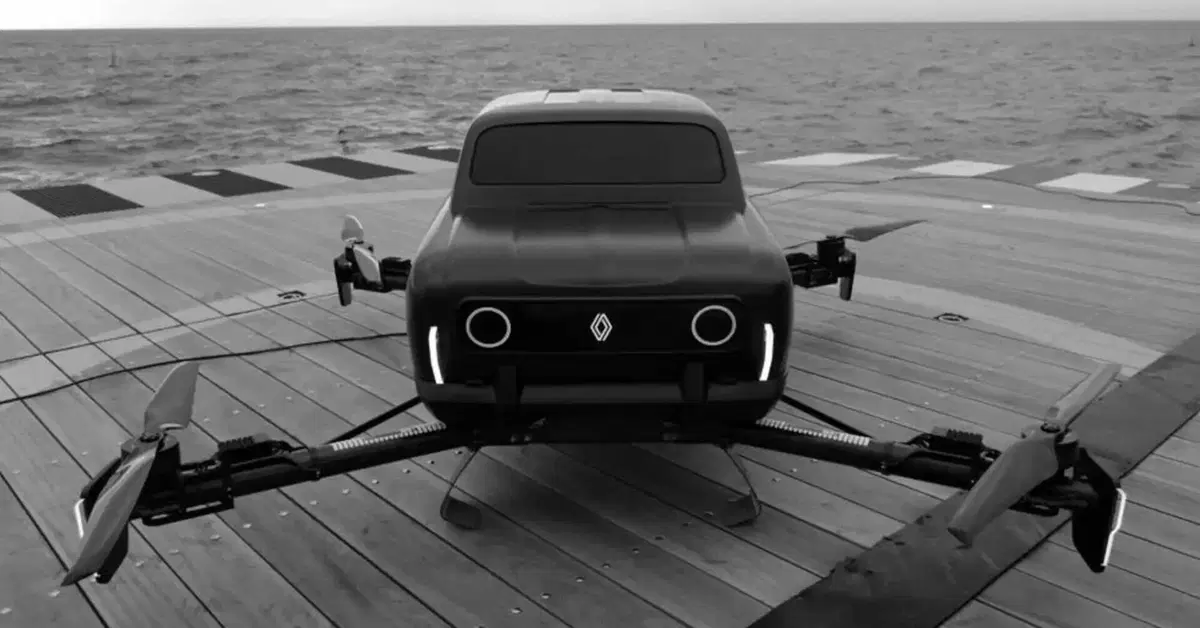 La Renault 4 diventa un'auto volante: show a Parigi e poi in America nel 2022