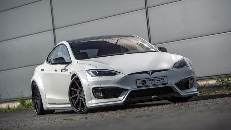 Tuning Tesla, La Model S con body kit WIDE tedesco da 10.000 euro