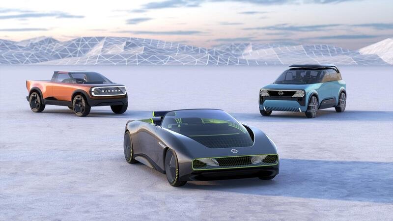 Quattro concept elettrici Nissan anticipano la prossima Leaf e il futuro del marchio