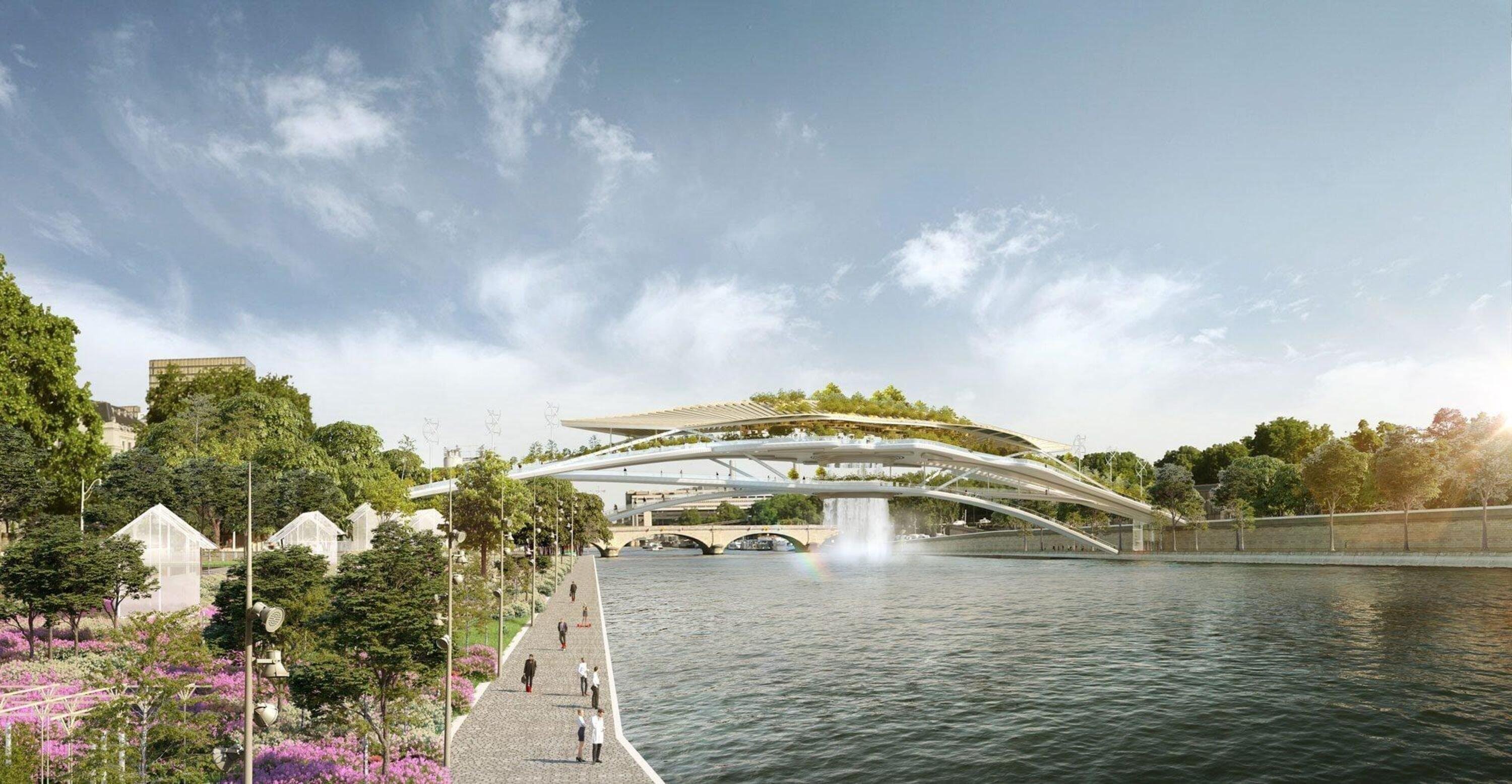 Babylon Bridge: il ponte futuristico creato per Parigi 