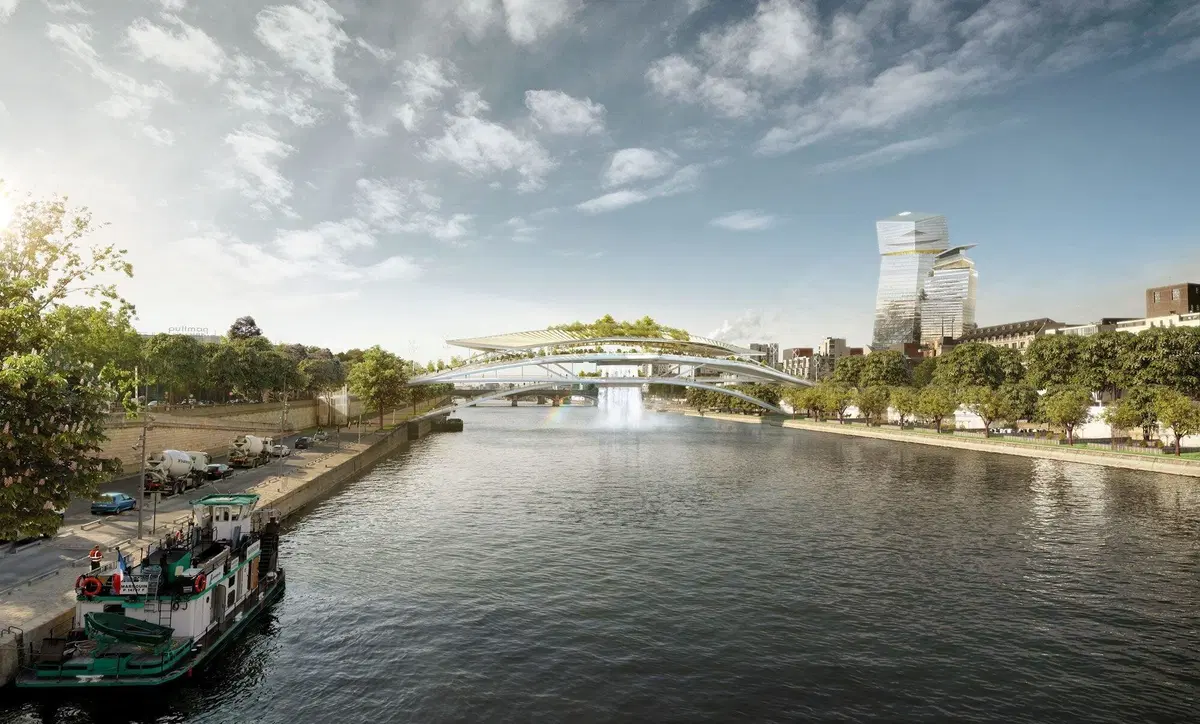 Babylon Bridge: il ponte futuristico creato per Parigi  (2)