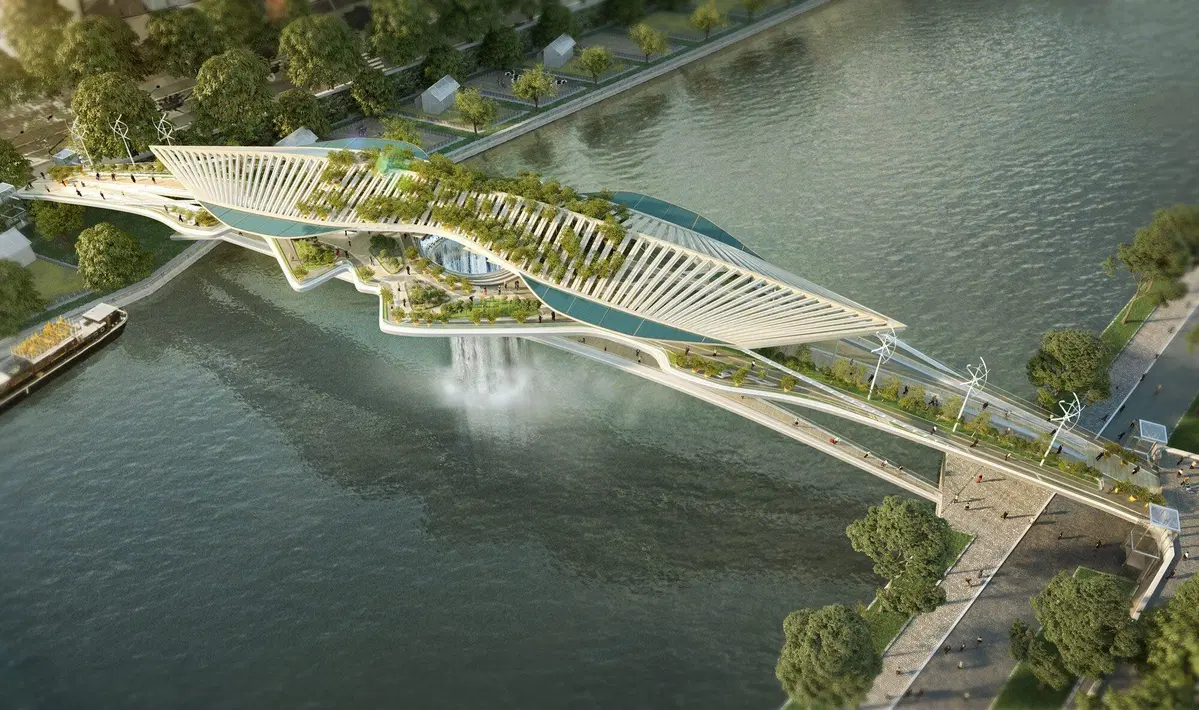 Babylon Bridge: il ponte futuristico creato per Parigi  (3)