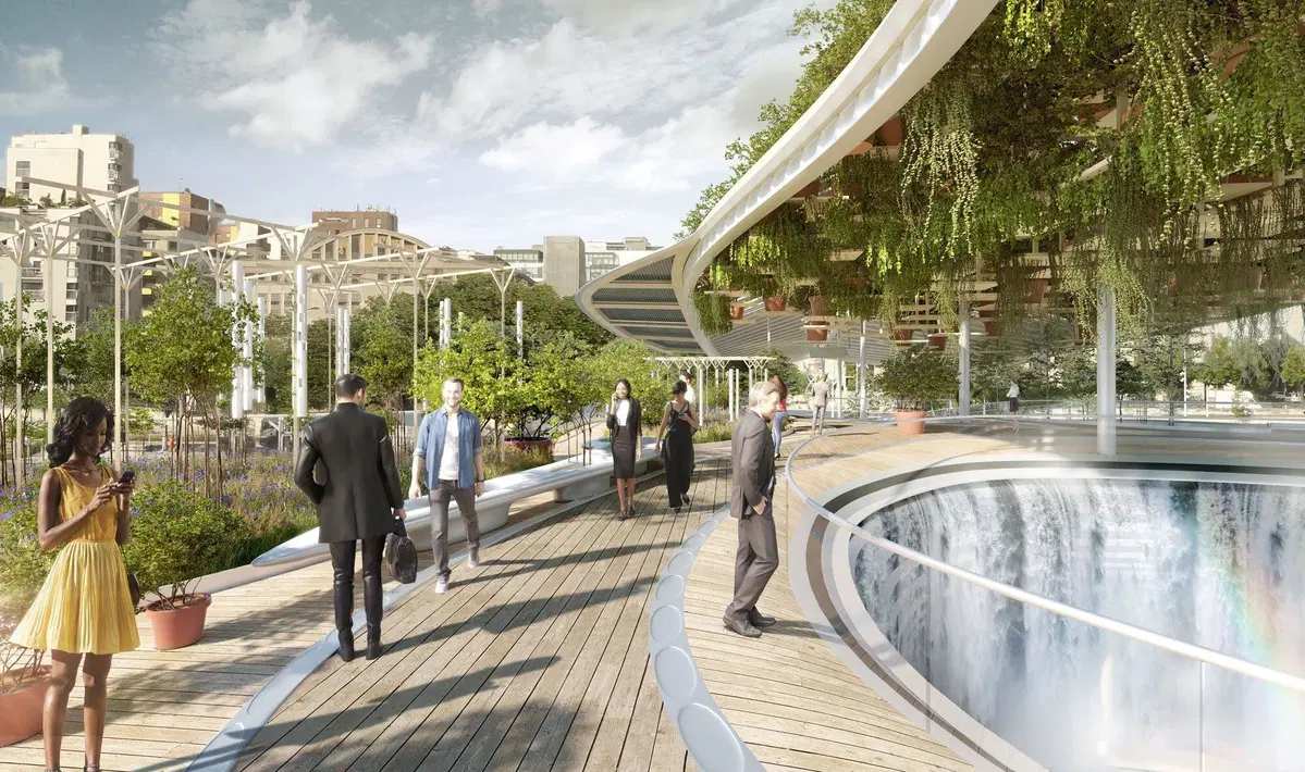 Babylon Bridge: il ponte futuristico creato per Parigi  (5)