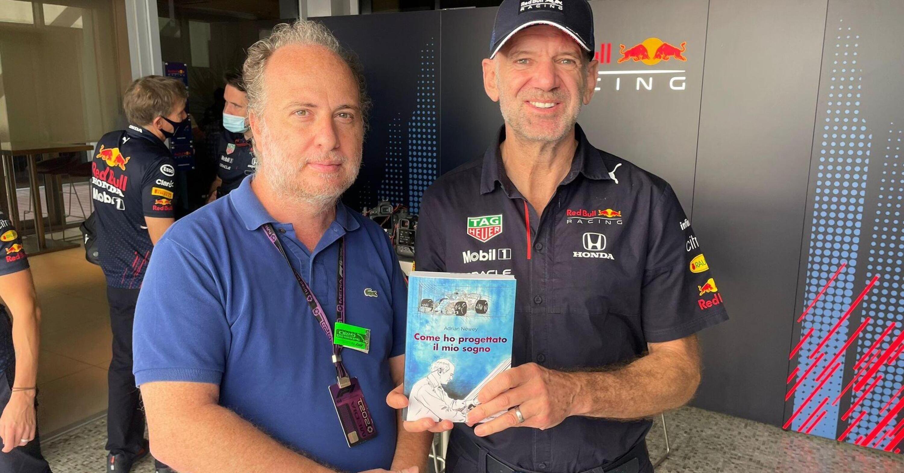 F1, Adrian Newey presenta il suo libro