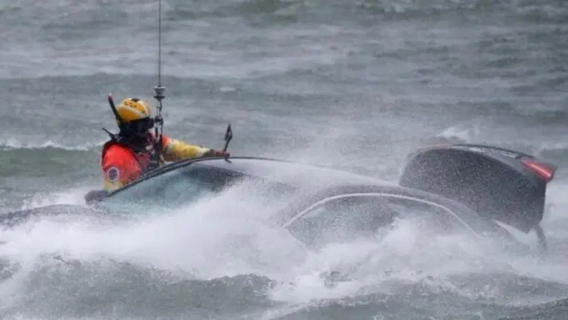 Tentativo di salvataggio estremo alle cascate del Niagara 