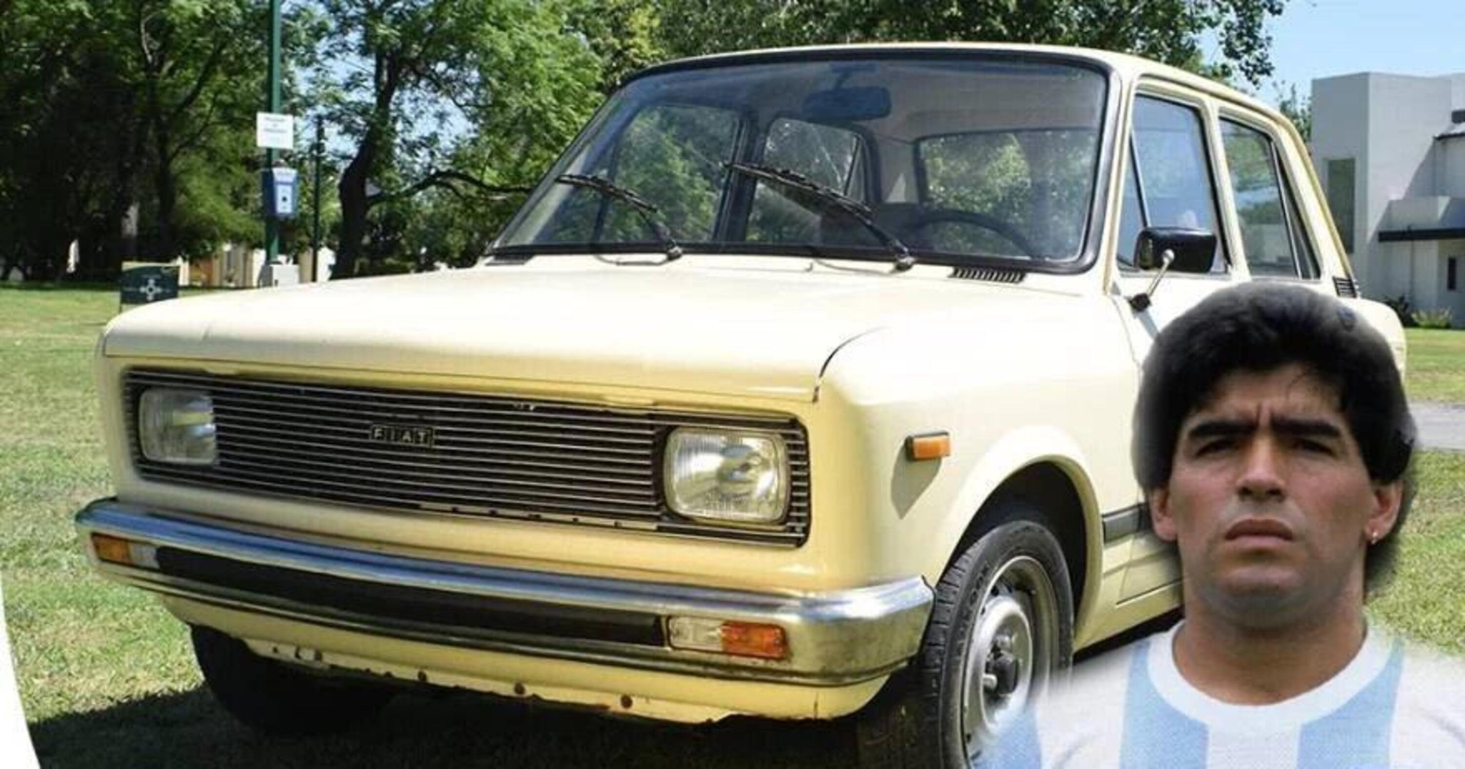 In vendita la prima auto di Maradona: &egrave; una Fiat 128 del 1982. Il prezzo &egrave; alle stelle [Update]