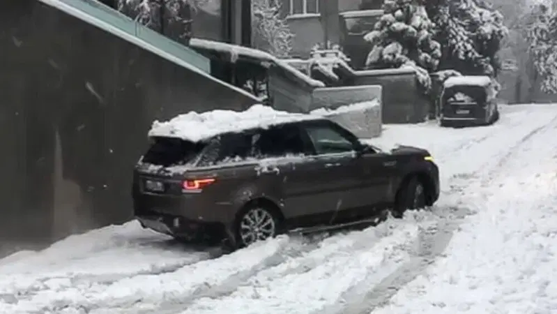 Due dita di neve... E il Range (o chi lo guida) non ce la fa: ecco la sconfitta da nascondere [video]