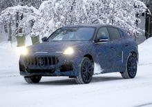 Maserati Grecale, la Trofeo sfreccia sulla neve. Le foto spia