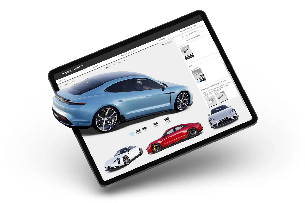 Techart presenta un configuratore per la Porsche Taycan  (2)