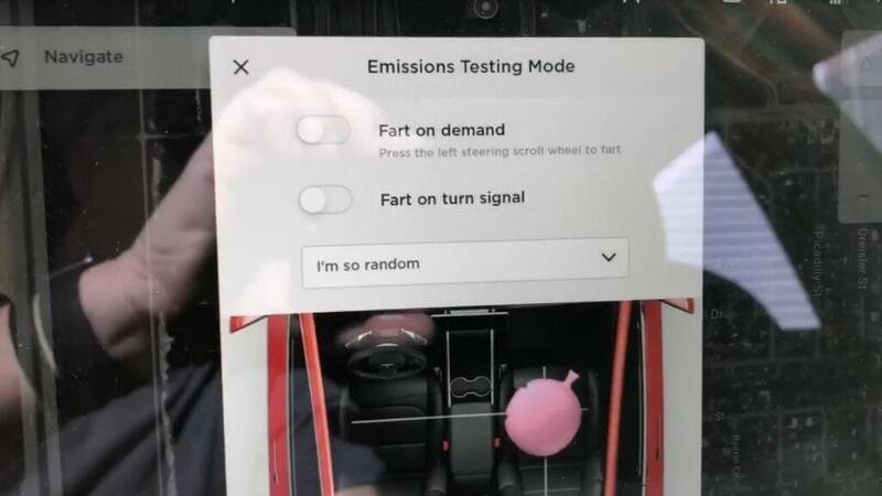 Scandalose Tesla: funzione scoreggia incontrollata sulle Model 3