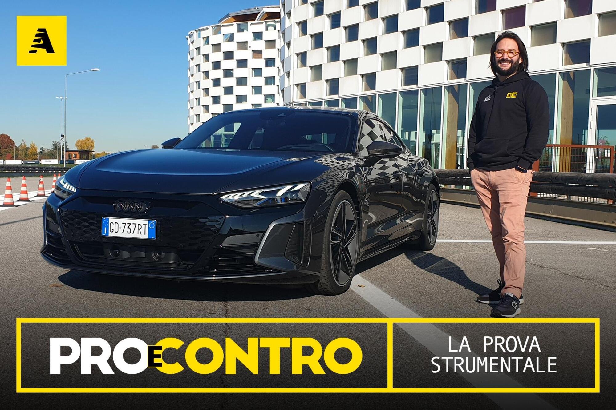 Audi RS e-tron GT, PRO e CONTRO | La pagella e tutti i numeri della prova strumentale