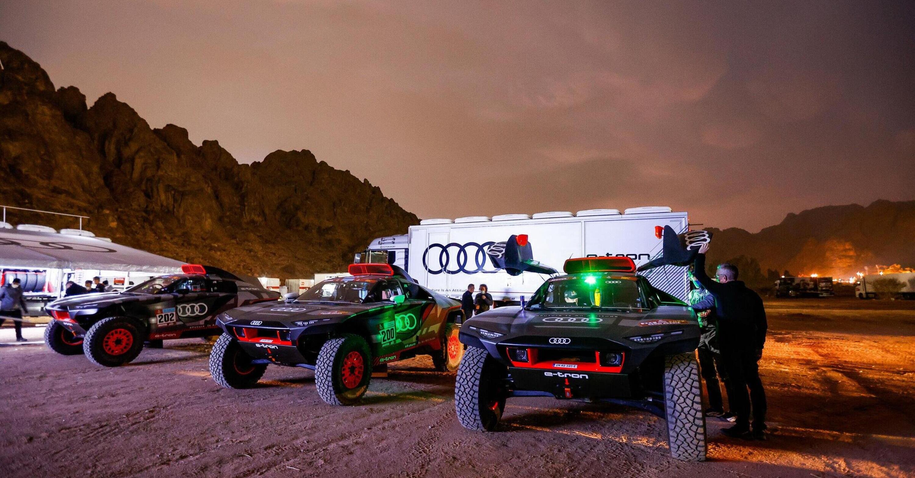Dakar 2022. Audi RS Q e-tron. Incognita Stupenda