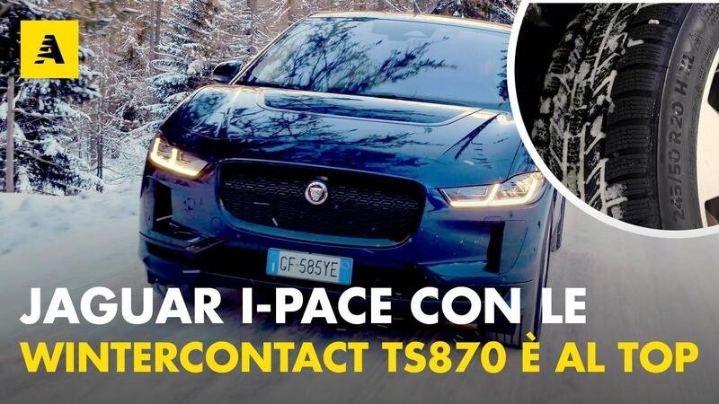 Jaguar I-Pace EV400: con le Conti WinterContact TS870p &egrave; AL TOP (sulla neve e non solo)