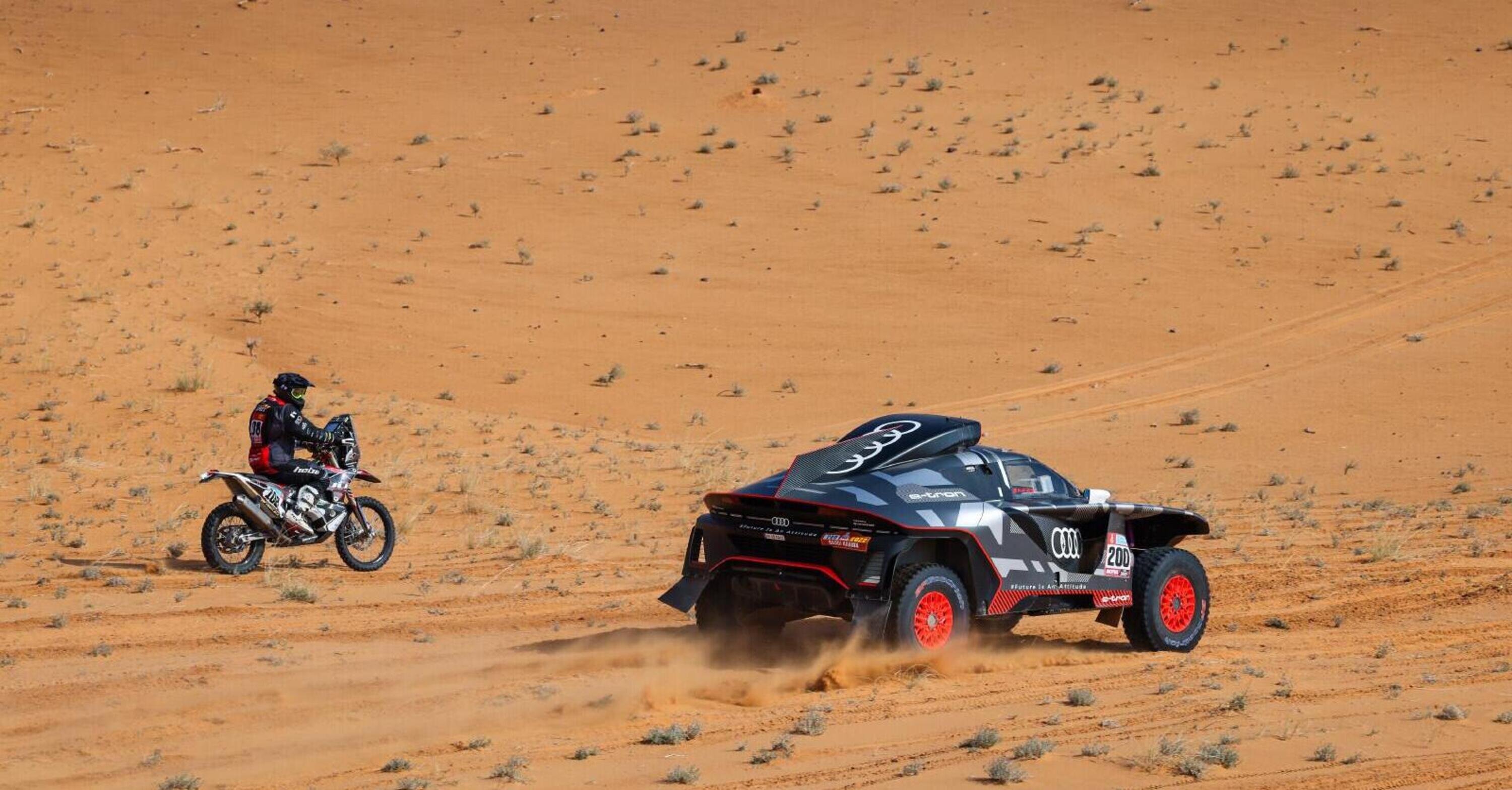 Dakar 2022. T3. La prima volta di Hero e Audi commuove