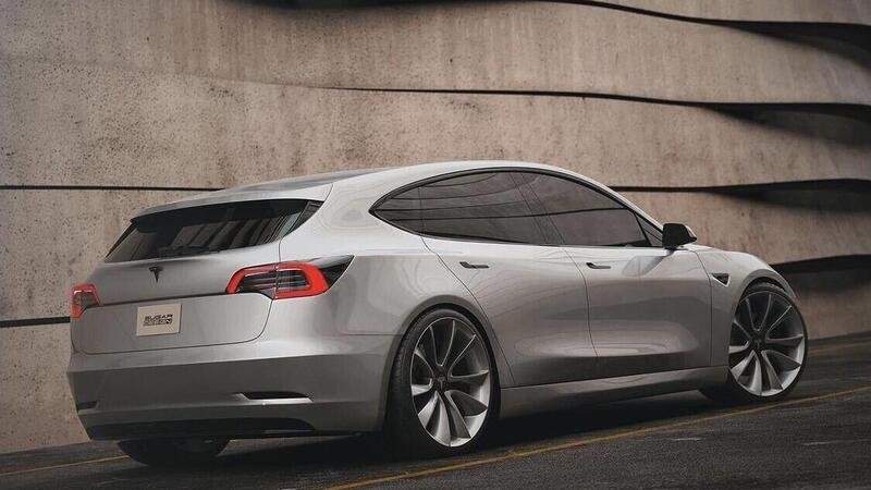 Finalmente una bella Tesla &quot;familiare&quot;: con Model Q Elon Musk supera i confini