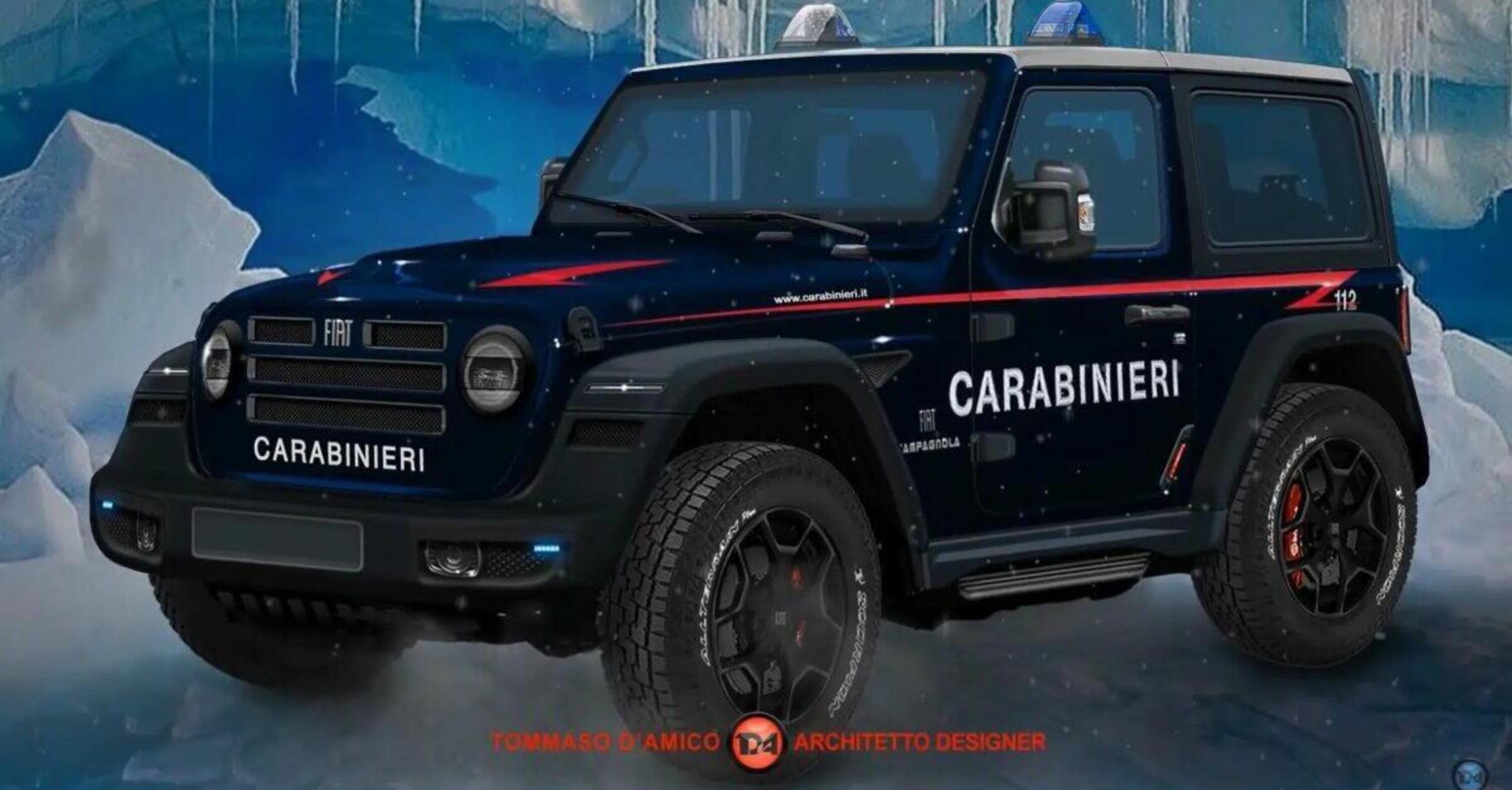 Quando Stellantis approva la nuova Fiat Campagnola: versione Carabinieri inclusa