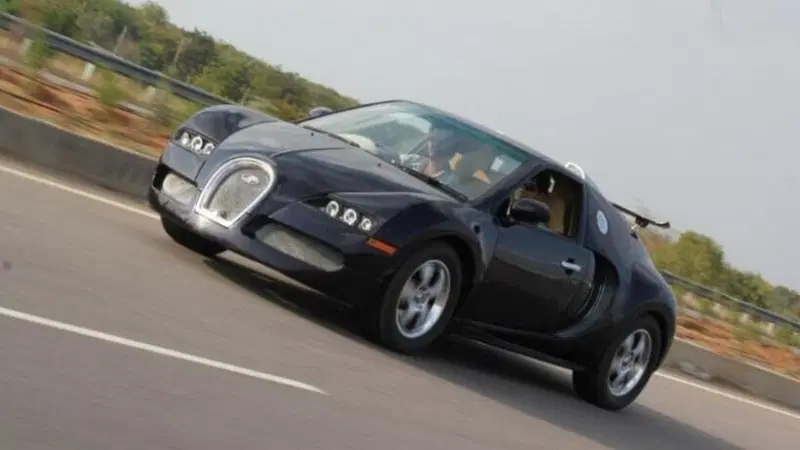 Una "vera" eco-Bugatti da 85 CV con motore Suzuki: solo in India