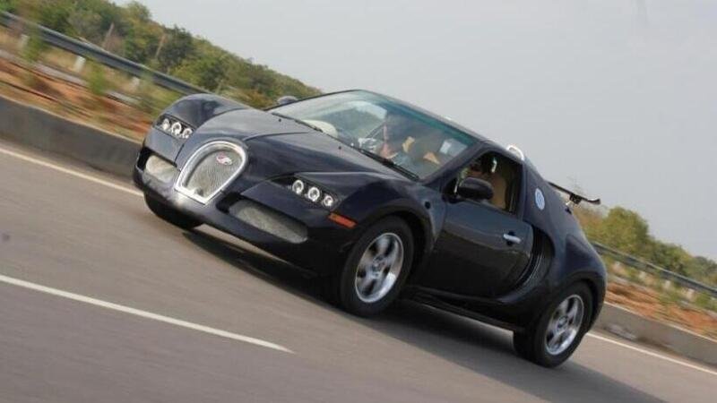 Una &quot;vera&quot; eco-Bugatti da 85 CV con motore Suzuki: solo in India