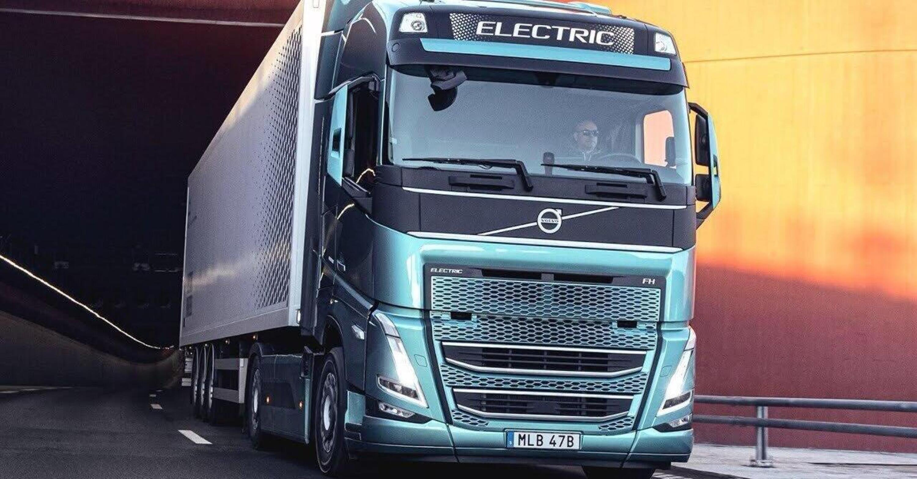 Volvo lancia FH Electric, un camion esagerato con pi&ugrave; di 300 chilometri di autonomia