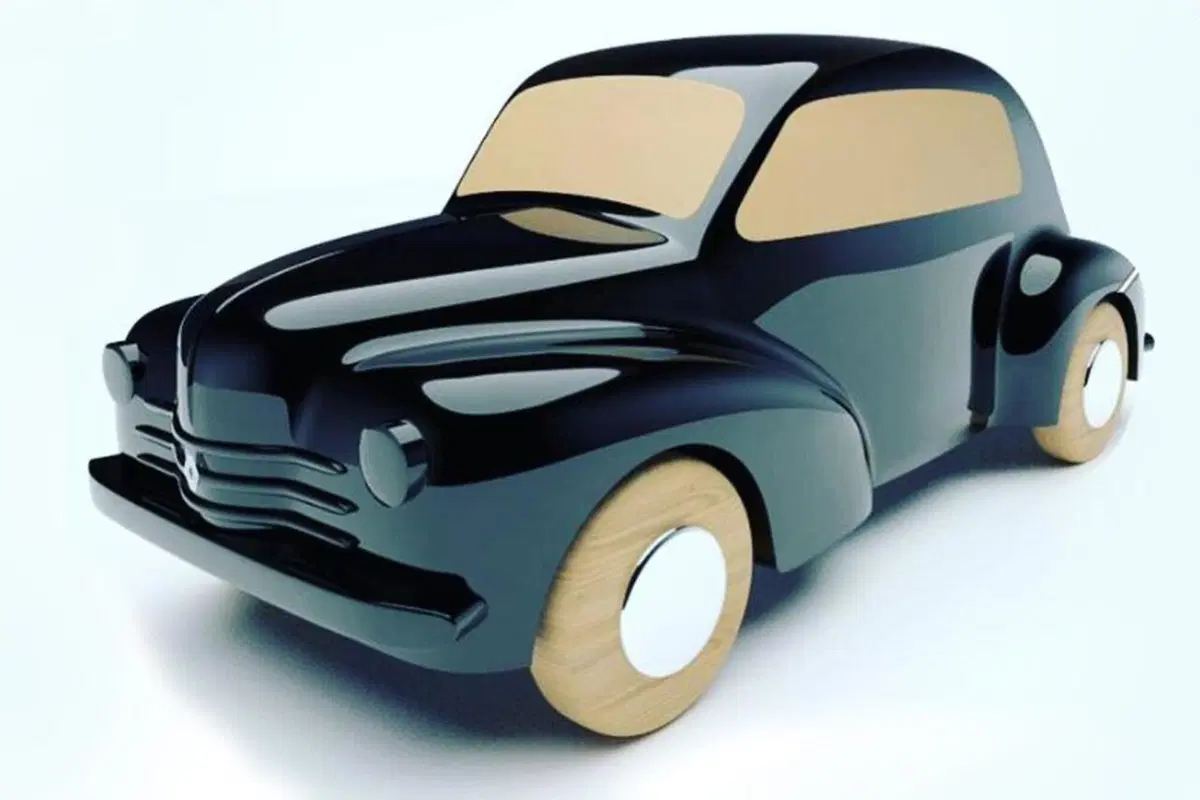 Renault: ritorno al passato con auto leggendarie realizzate in legno (2)